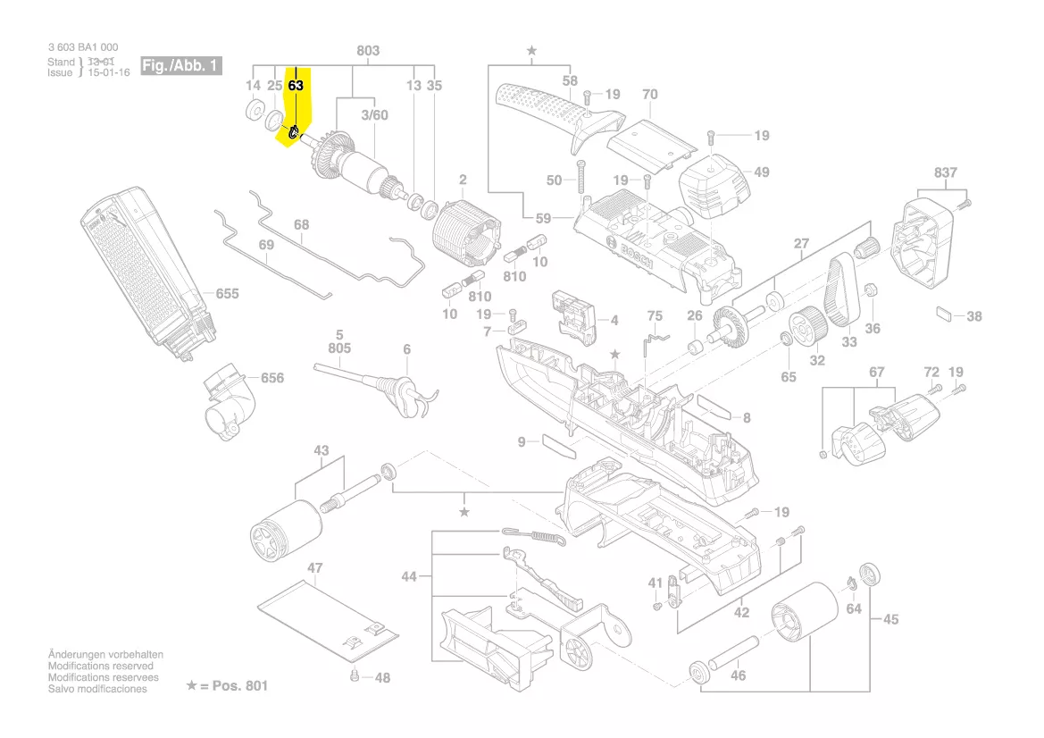 Circlip réf. 1 619 X06 368 BOSCH
